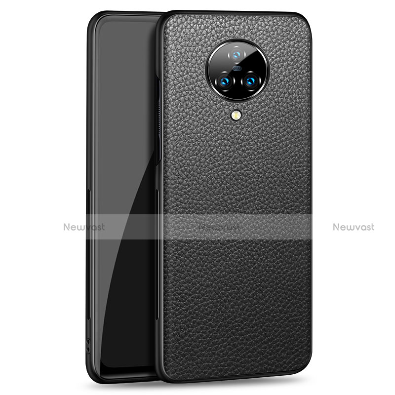 Soft Luxury Leather Snap On Case Cover S02 for Vivo Nex 3 5G Black
