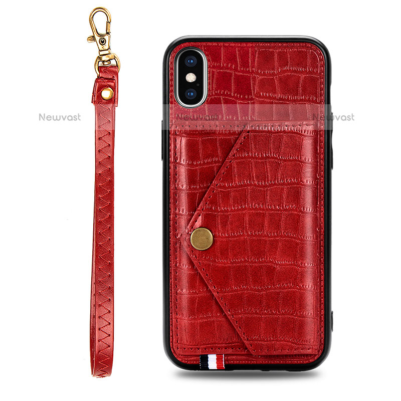 Soft Luxury Leather Snap On Case Cover S02D for Samsung Galaxy M11