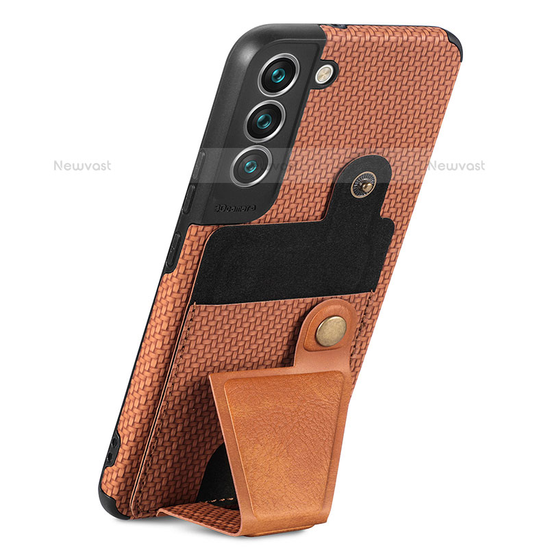 Soft Luxury Leather Snap On Case Cover S02D for Samsung Galaxy S21 Plus 5G