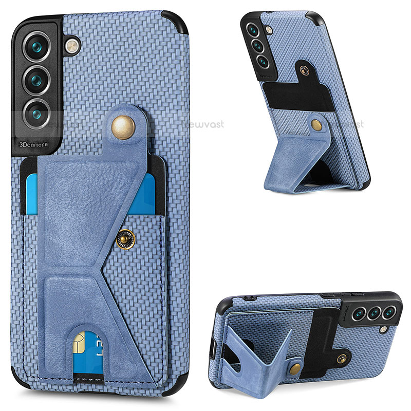 Soft Luxury Leather Snap On Case Cover S02D for Samsung Galaxy S22 5G