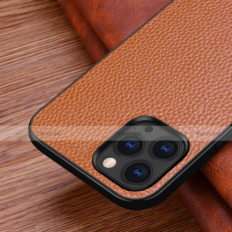 Soft Luxury Leather Snap On Case Cover S03 for Apple iPhone 13 Pro