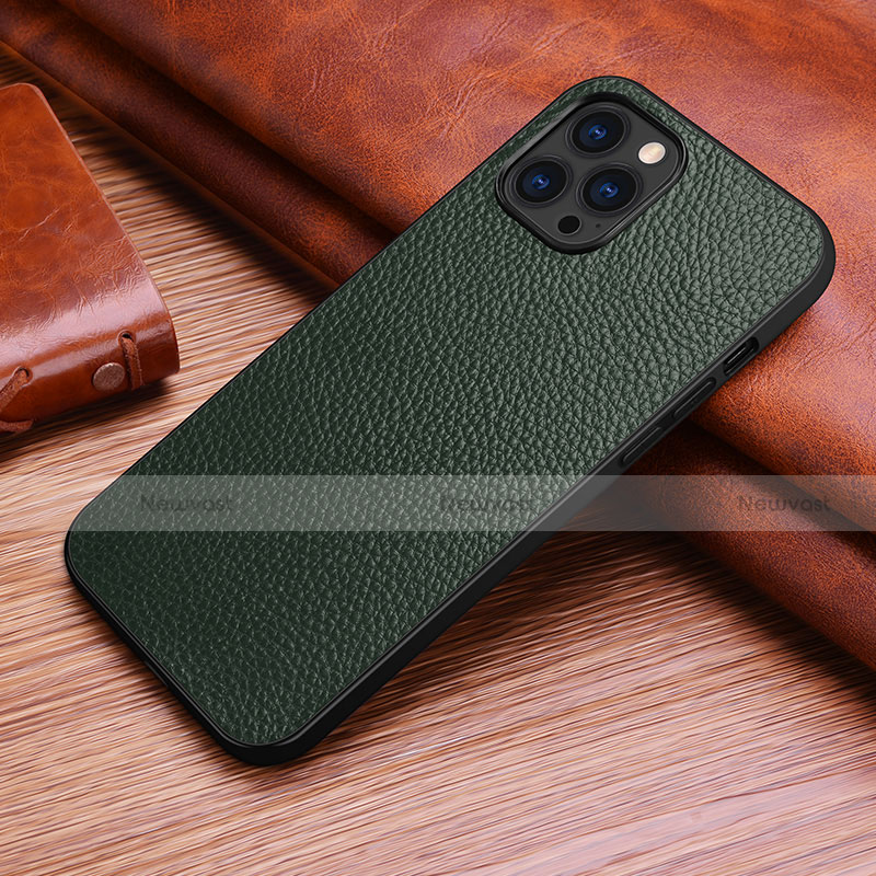 Soft Luxury Leather Snap On Case Cover S03 for Apple iPhone 13 Pro