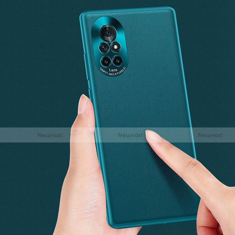 Soft Luxury Leather Snap On Case Cover S03 for Huawei Nova 8 5G