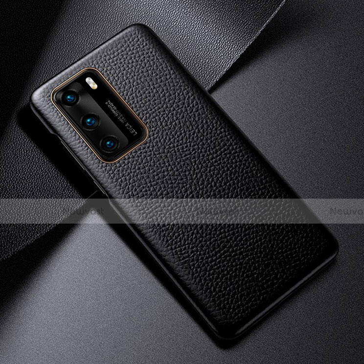 Soft Luxury Leather Snap On Case Cover S03 for Huawei P40