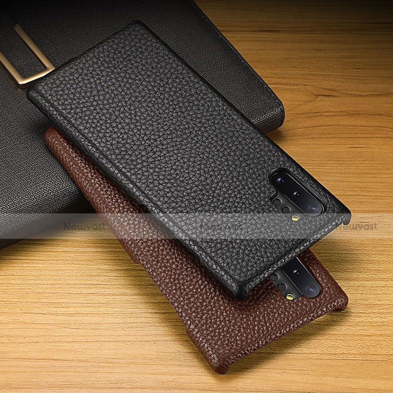 Soft Luxury Leather Snap On Case Cover S03 for Samsung Galaxy Note 10 Plus