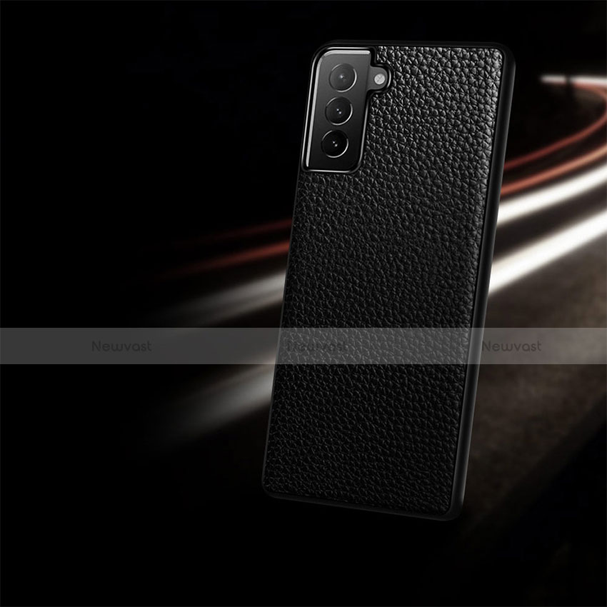 Soft Luxury Leather Snap On Case Cover S03 for Samsung Galaxy S21 5G