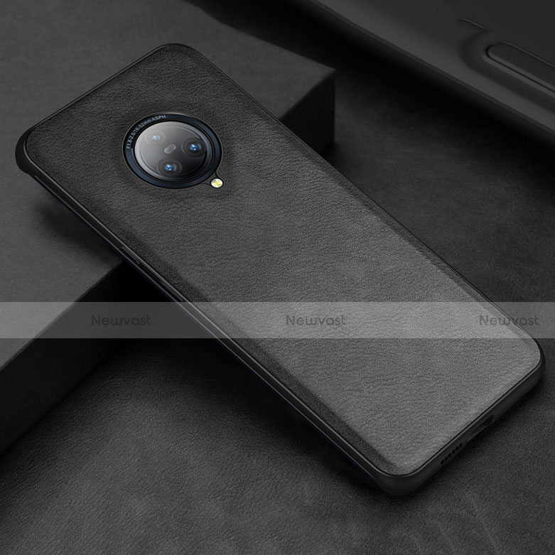 Soft Luxury Leather Snap On Case Cover S03 for Vivo Nex 3 Black