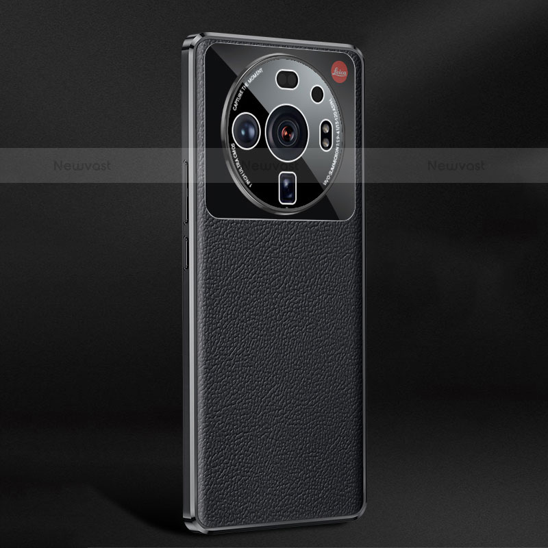 Soft Luxury Leather Snap On Case Cover S03 for Xiaomi Mi 12 Ultra 5G Black