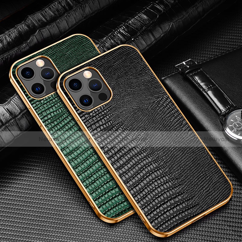 Soft Luxury Leather Snap On Case Cover S04 for Apple iPhone 13 Pro