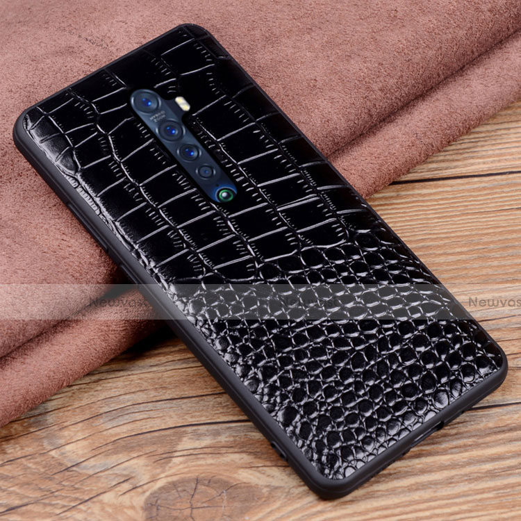 Soft Luxury Leather Snap On Case Cover S04 for Oppo Reno2