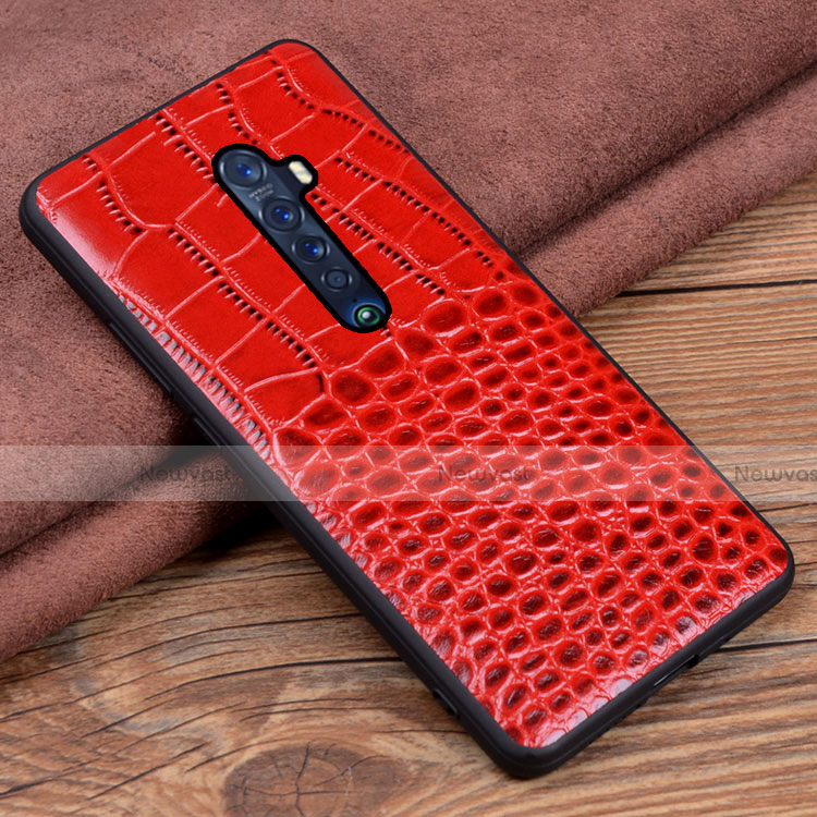 Soft Luxury Leather Snap On Case Cover S04 for Oppo Reno2