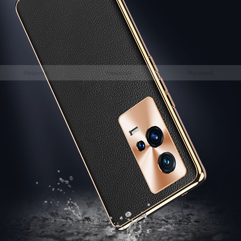 Soft Luxury Leather Snap On Case Cover S04 for Vivo iQOO 8 5G