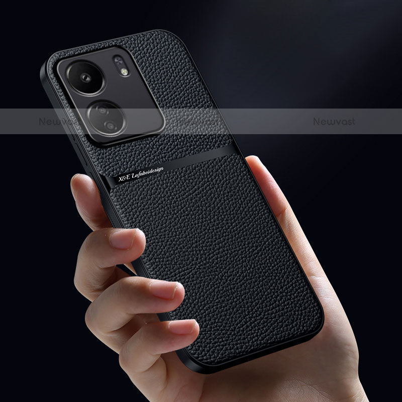 Soft Luxury Leather Snap On Case Cover S04 for Xiaomi Redmi 13C