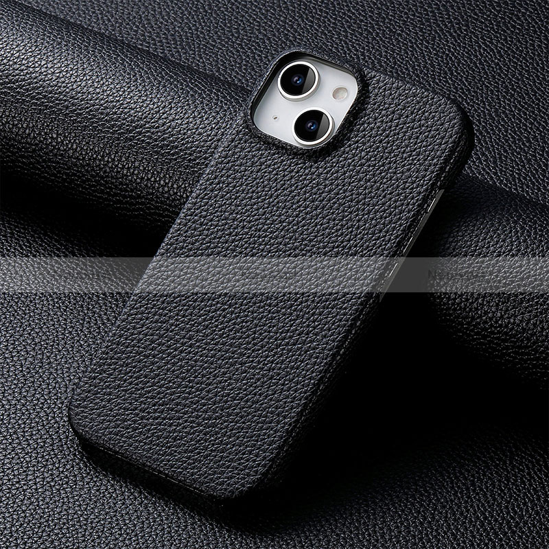 Soft Luxury Leather Snap On Case Cover S04D for Apple iPhone 14