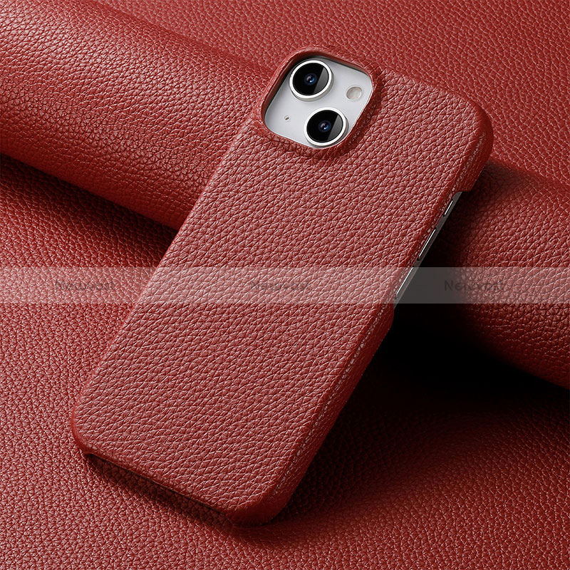 Soft Luxury Leather Snap On Case Cover S04D for Apple iPhone 14 Plus