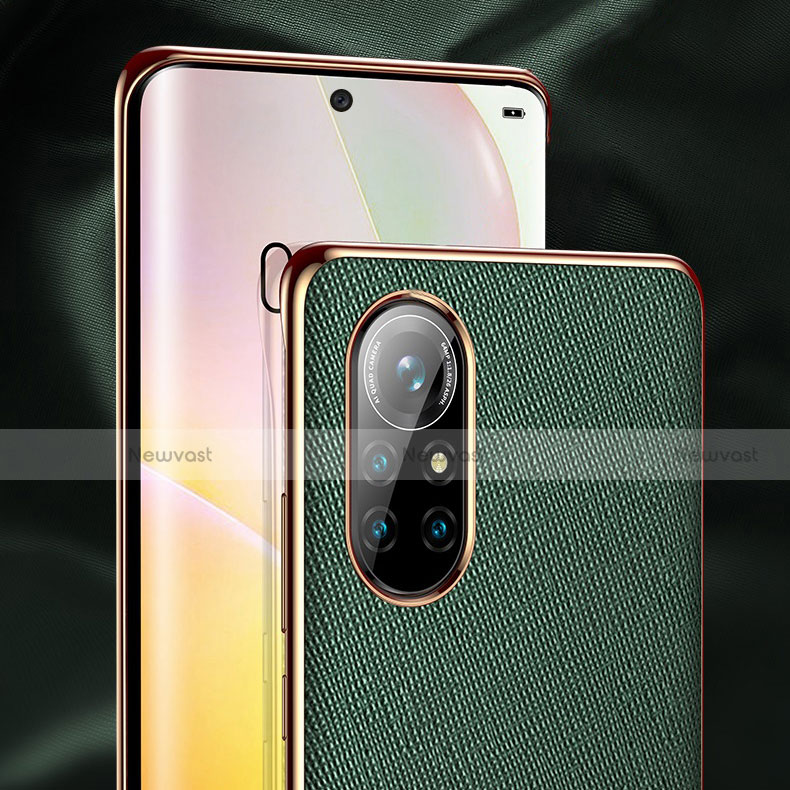 Soft Luxury Leather Snap On Case Cover S05 for Huawei Nova 8 5G
