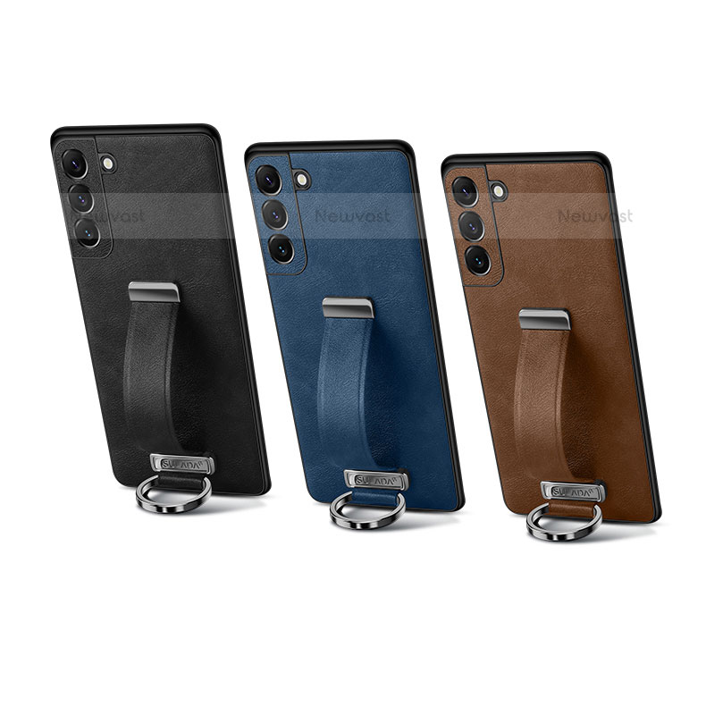 Soft Luxury Leather Snap On Case Cover S05 for Samsung Galaxy S21 Plus 5G