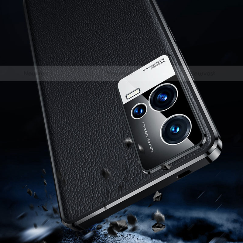 Soft Luxury Leather Snap On Case Cover S05 for Vivo iQOO 8 Pro 5G