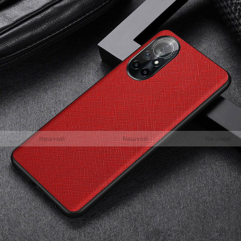 Soft Luxury Leather Snap On Case Cover S06 for Huawei Nova 8 5G