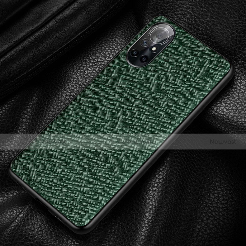 Soft Luxury Leather Snap On Case Cover S06 for Huawei Nova 8 5G