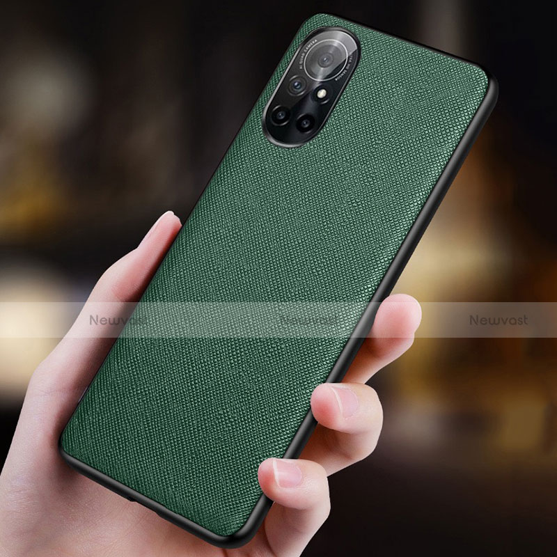 Soft Luxury Leather Snap On Case Cover S06 for Huawei Nova 8 Pro 5G