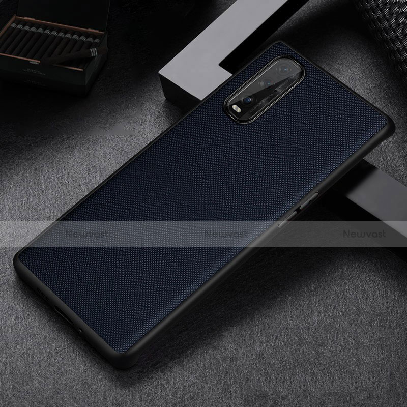 Soft Luxury Leather Snap On Case Cover S06 for Oppo Find X2