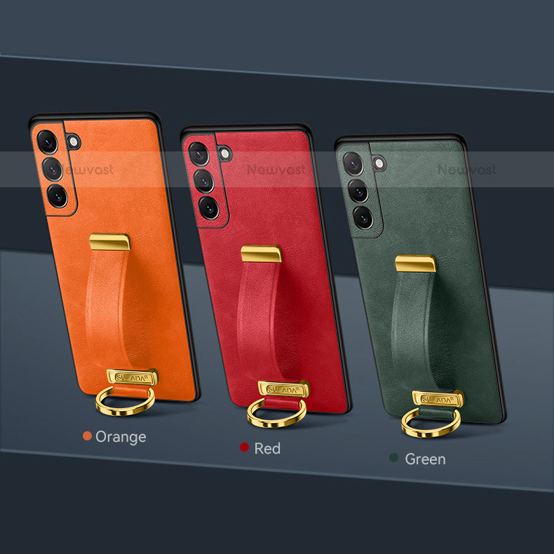 Soft Luxury Leather Snap On Case Cover S06 for Samsung Galaxy S21 Plus 5G