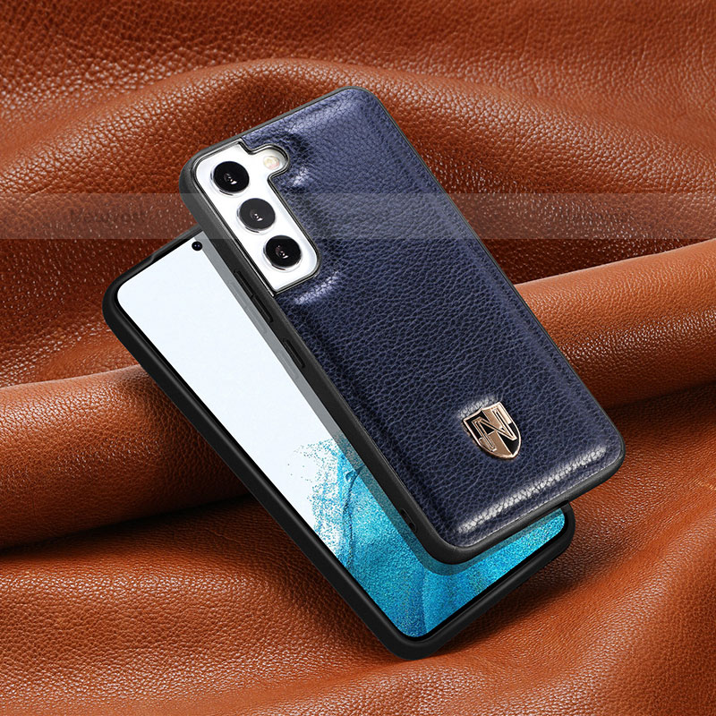 Soft Luxury Leather Snap On Case Cover S06D for Samsung Galaxy S21 Plus 5G