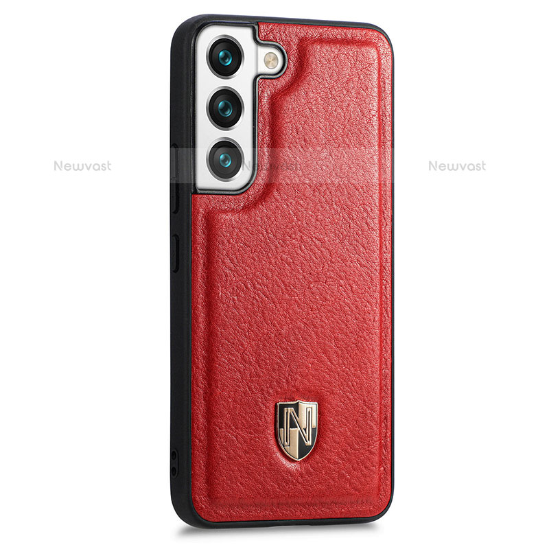 Soft Luxury Leather Snap On Case Cover S06D for Samsung Galaxy S22 5G