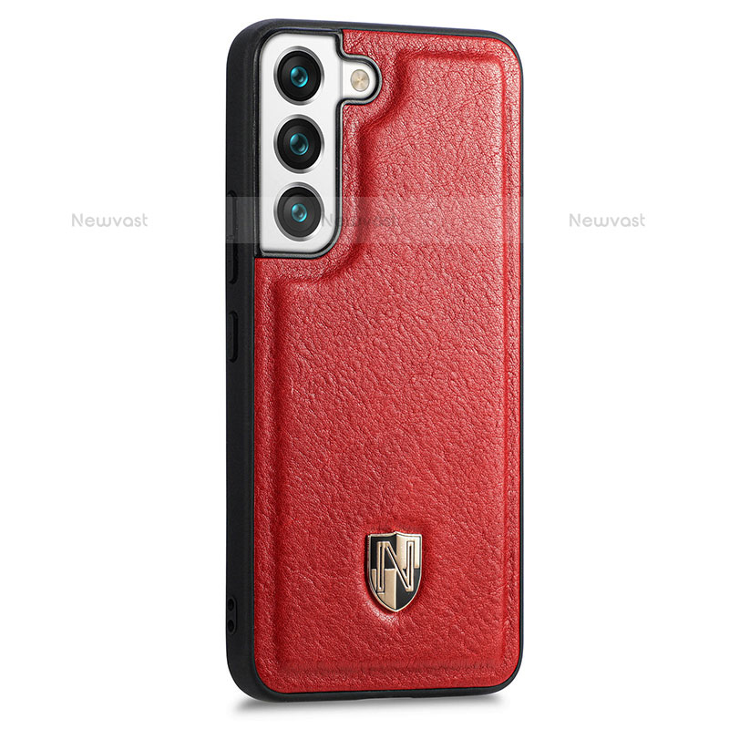 Soft Luxury Leather Snap On Case Cover S06D for Samsung Galaxy S23 Plus 5G