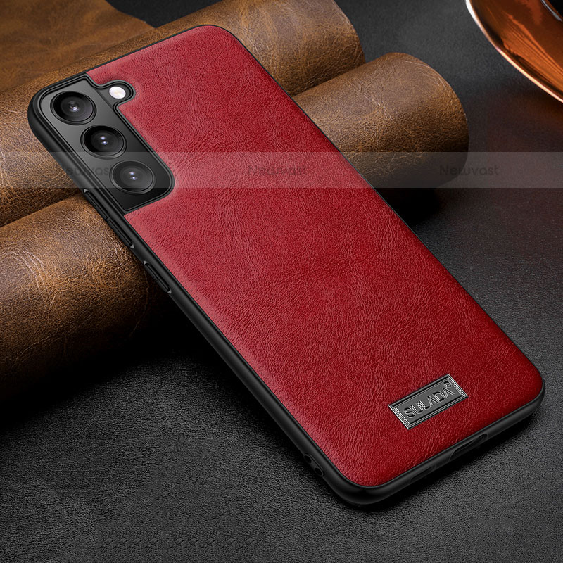 Soft Luxury Leather Snap On Case Cover S07 for Samsung Galaxy S21 Plus 5G