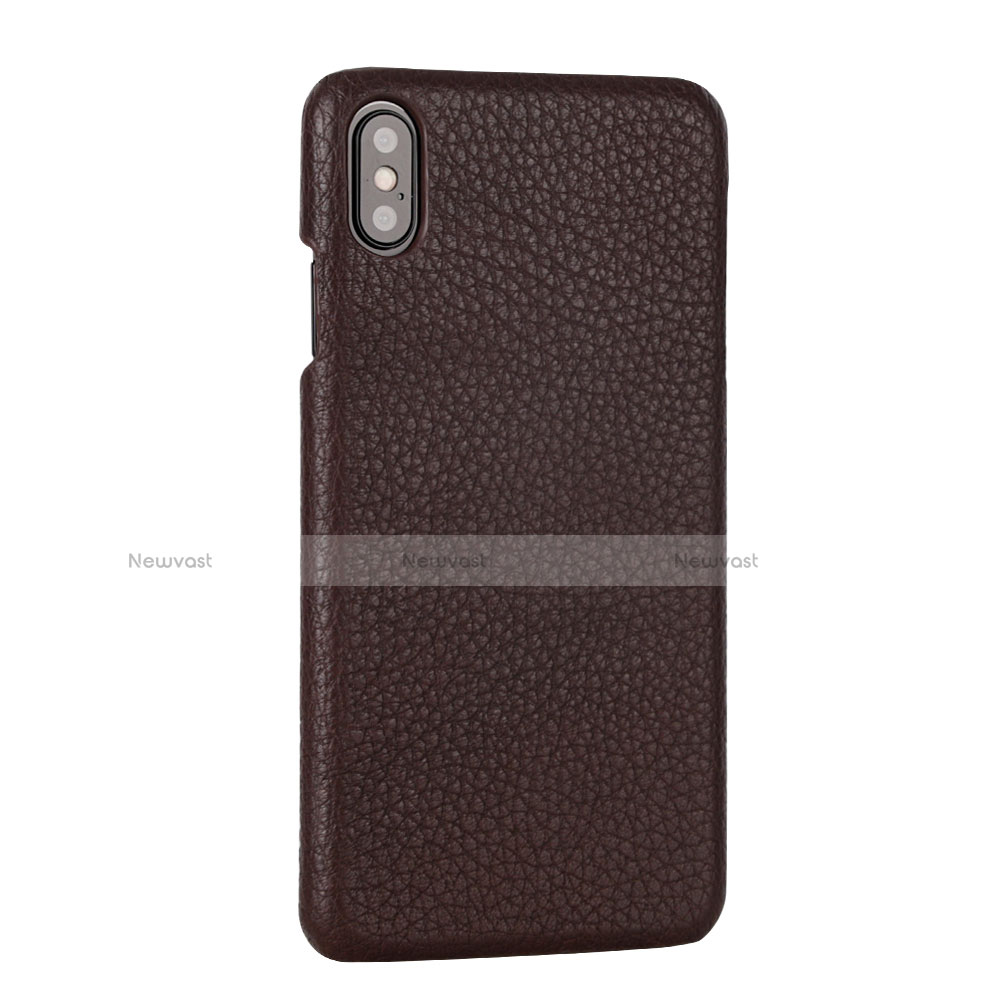 Soft Luxury Leather Snap On Case Cover S10 for Apple iPhone Xs Max