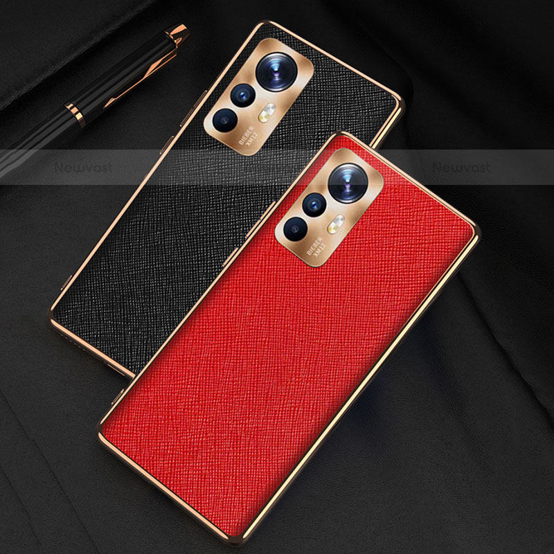 Soft Luxury Leather Snap On Case Cover S10 for Xiaomi Mi 12S 5G