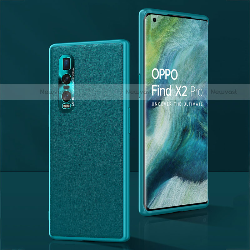 Soft Luxury Leather Snap On Case Cover U01 for Oppo Find X2 Pro