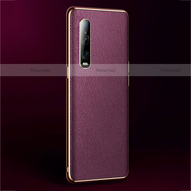 Soft Luxury Leather Snap On Case Cover U02 for Oppo Find X2 Pro