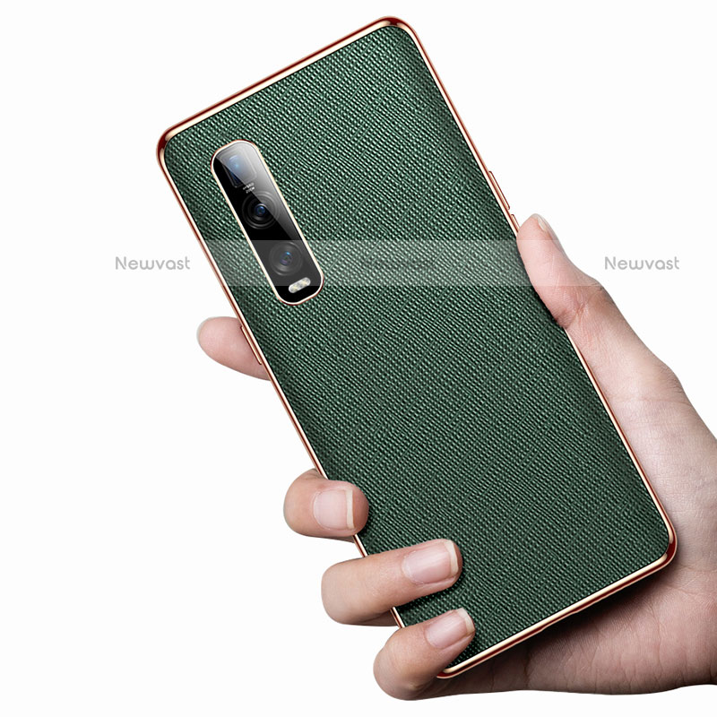 Soft Luxury Leather Snap On Case Cover U02 for Oppo Find X2 Pro