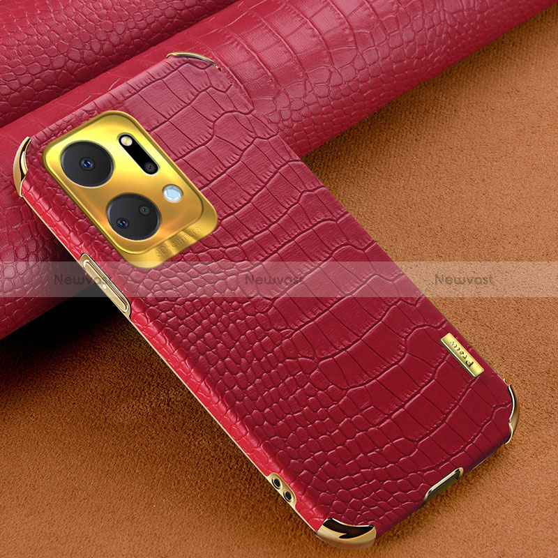 Soft Luxury Leather Snap On Case Cover XD1 for Huawei Honor X7a