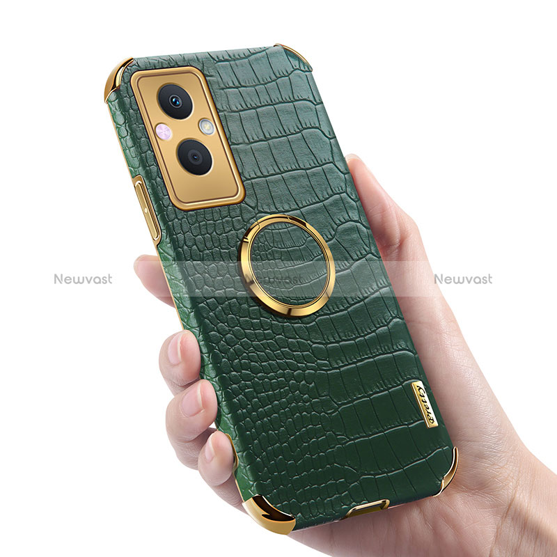 Soft Luxury Leather Snap On Case Cover XD1 for Oppo Reno7 Lite 5G