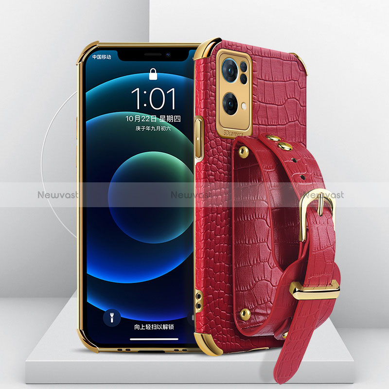 Soft Luxury Leather Snap On Case Cover XD1 for Oppo Reno7 Pro 5G