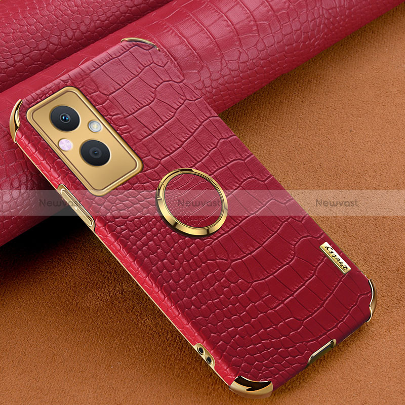 Soft Luxury Leather Snap On Case Cover XD1 for Oppo Reno7 Z 5G