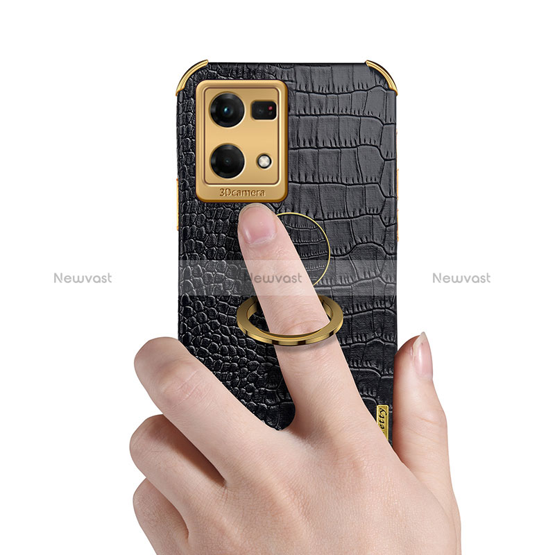 Soft Luxury Leather Snap On Case Cover XD1 for Oppo Reno8 4G