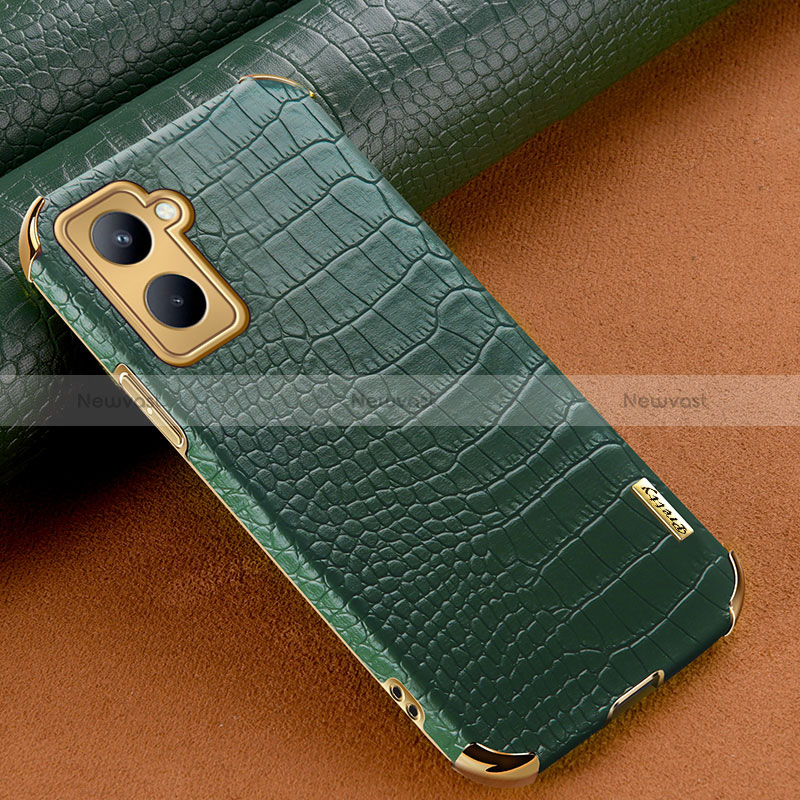 Soft Luxury Leather Snap On Case Cover XD1 for Realme C33 (2023)