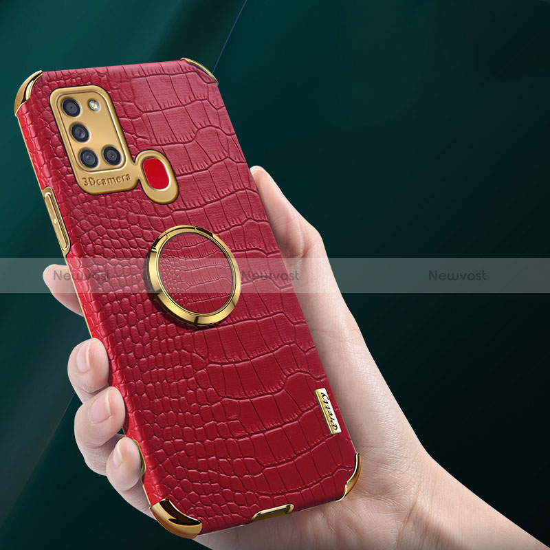 Soft Luxury Leather Snap On Case Cover XD1 for Samsung Galaxy A21s