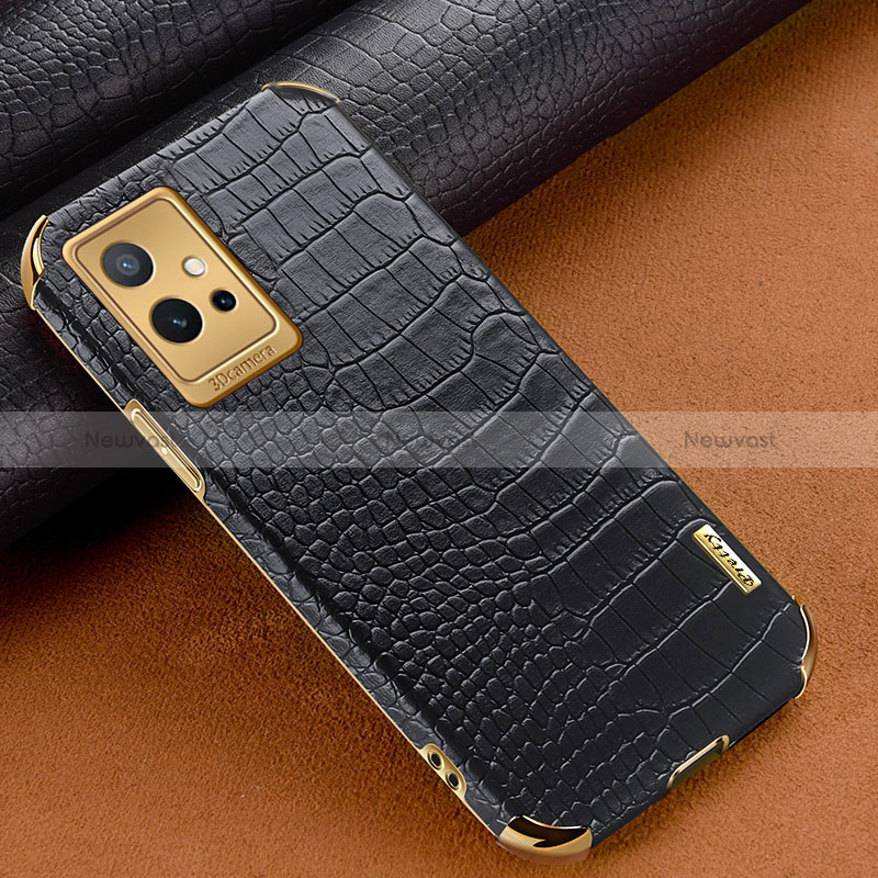 Soft Luxury Leather Snap On Case Cover XD1 for Vivo T1 5G India