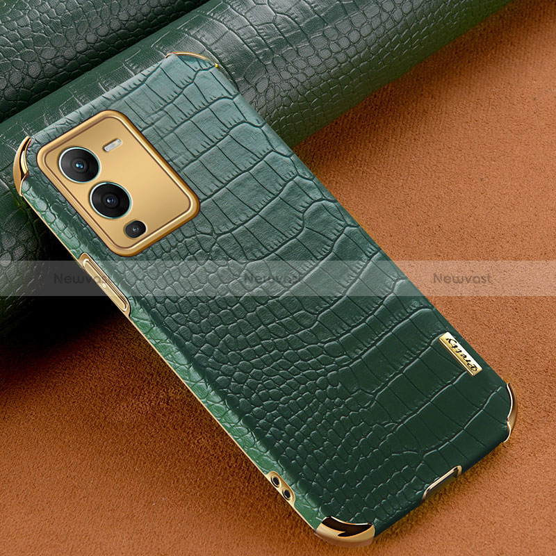 Soft Luxury Leather Snap On Case Cover XD1 for Vivo V25 Pro 5G