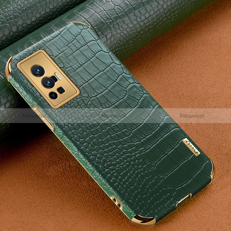 Soft Luxury Leather Snap On Case Cover XD1 for Vivo X70 Pro 5G