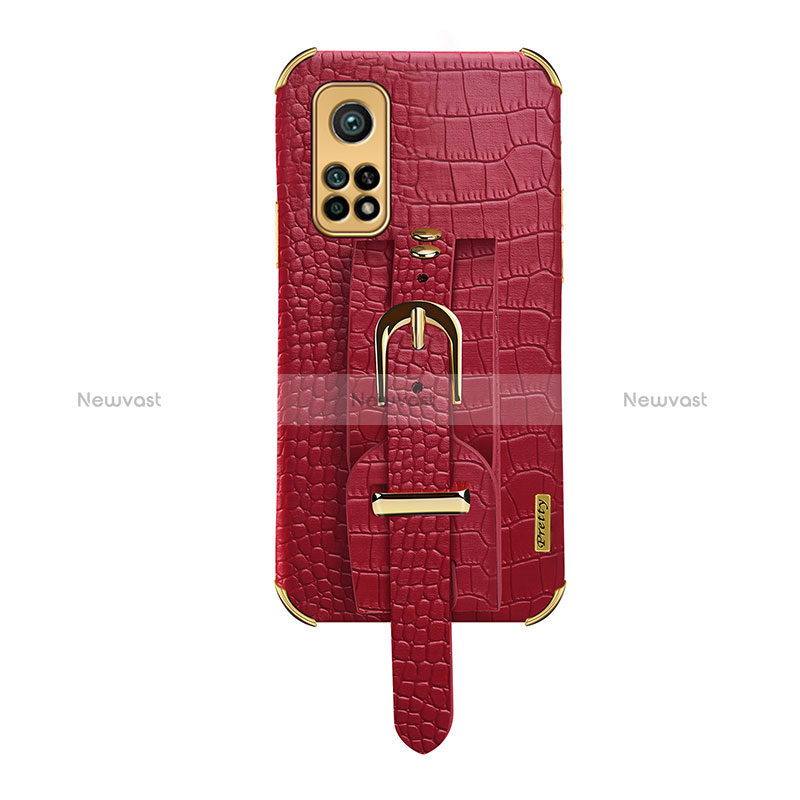 Soft Luxury Leather Snap On Case Cover XD1 for Xiaomi Mi 10T 5G Red