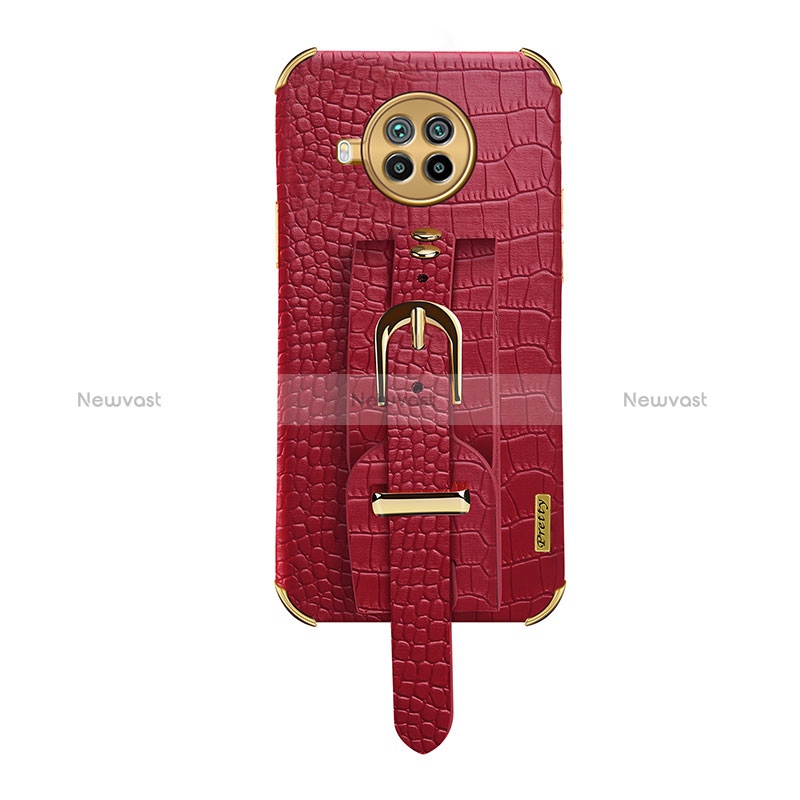 Soft Luxury Leather Snap On Case Cover XD1 for Xiaomi Mi 10T Lite 5G Red