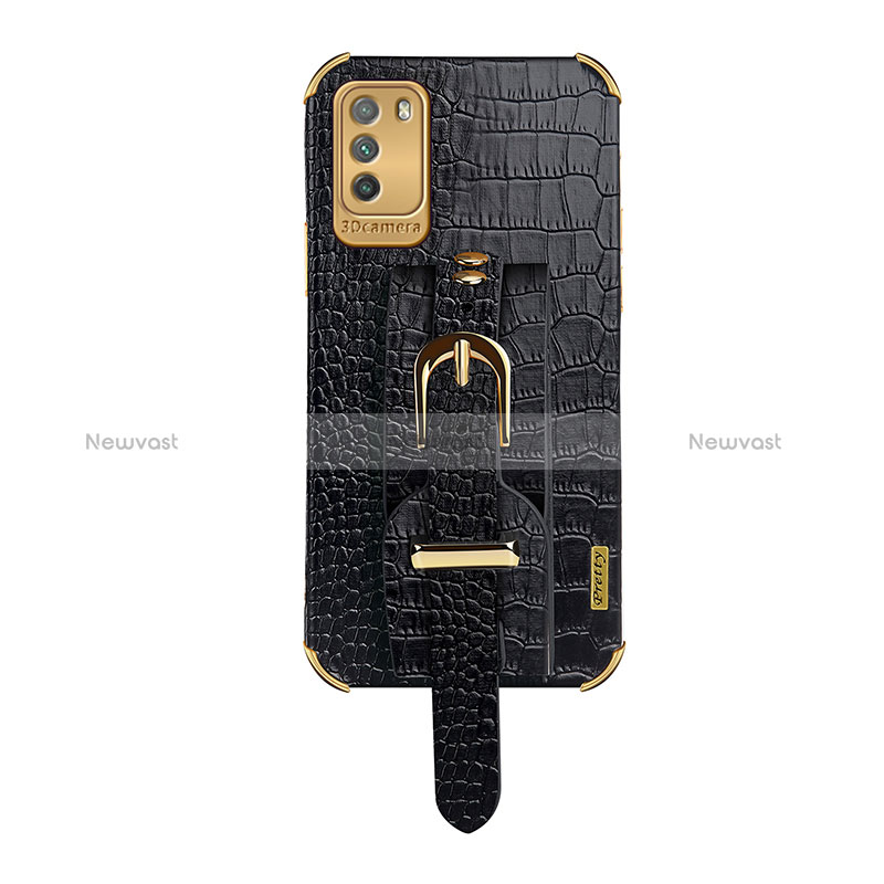 Soft Luxury Leather Snap On Case Cover XD1 for Xiaomi Poco M3 Black
