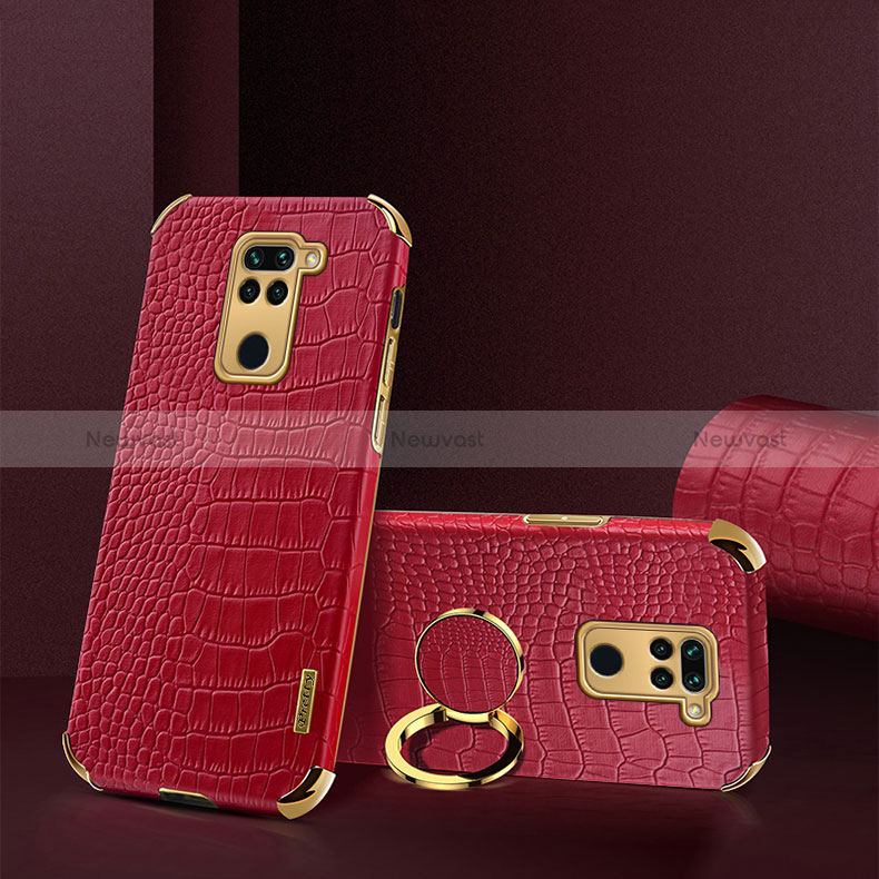 Soft Luxury Leather Snap On Case Cover XD1 for Xiaomi Redmi 10X 4G Red